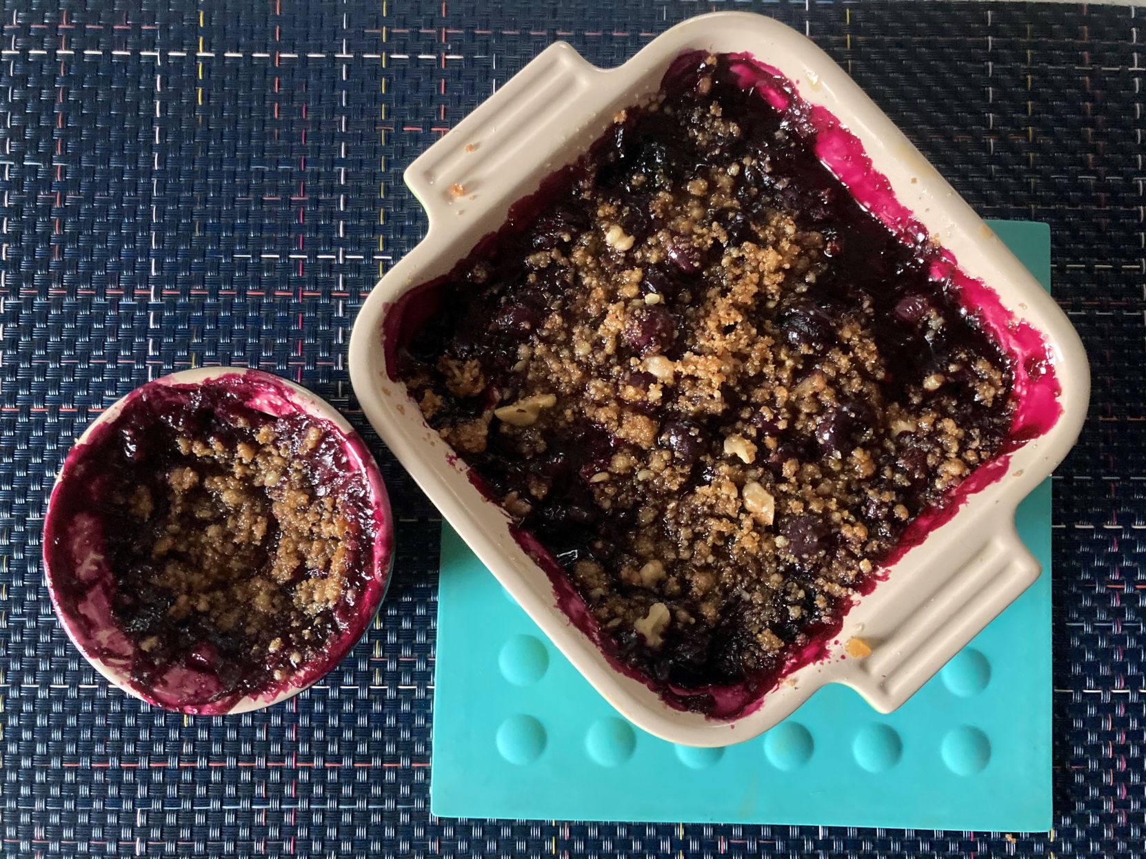 Blueberry crisp
